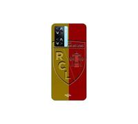 Coque Oppo A57s 4G RCL LENS Logo fond jaune et rouge