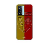 Coque Oppo A57s 4G RCL LENS Logo fond jaune et rouge