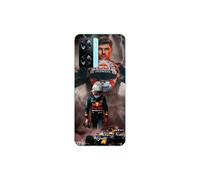Coque Oppo A57s 4G verstappen éclair Formule 1 Casque F1