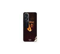 Coque Oppo A58 Rcl Lens Orange Fond Noir