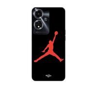 Coque Oppo A59 5G Jordan logo 23 nike basketball couleur rouge