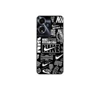 Coque Oppo A59 5G Nike air logo Download Nike Graffiti Noir et blanc