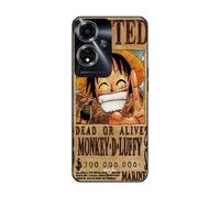 Coque Oppo A59 5g One Piece Wanted Poster Monkey D. Luffy