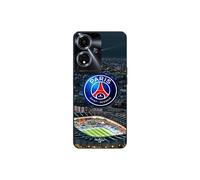 Coque Oppo A59 5G psg logo stade nuit tour eiffel