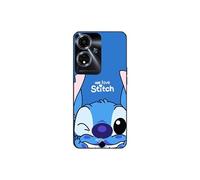 Coque Oppo A59 5G stitch cute ohana stitch bleu front bleu
