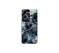 Coque Oppo A59 5G vikings ragnar lothbrok bouclier corbeau