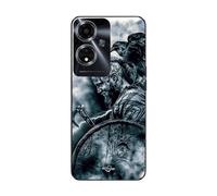 Coque pour Oppo A59 5G vikings ragnar lothbrok bouclier corbeau Maniacase
