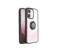 Coque Oppo A6 / A6x Anneau Magnétique Givrée Noir
