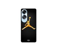 Coque Oppo A60 Jordan logo 23 nike basketball couleur dorée