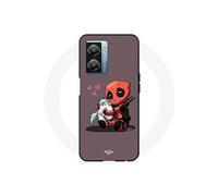 Coque Oppo A77 5G Bébé Deadpool avec Licorne