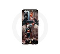 Coque Oppo A77 5G verstappen éclair Formule 1 Casque F1