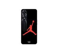 Coque Oppo A78 5G Jordan logo 23 nike basketball couleur rouge