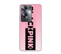 Coque Oppo A79 5g Blackpink Logo Rose Et Noir