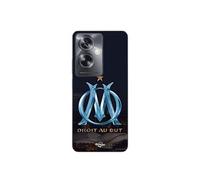 Coque Oppo A79 5G OM logo bleu et dorée stade