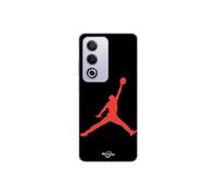 Coque Oppo A80 Jordan logo 23 nike basketball couleur rouge