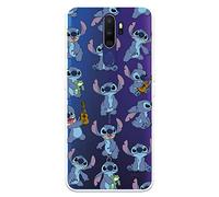 Coque Oppo A9 2020 - A5 2020 Officiel Lilo & Stitch Stitch Patron Transparent pour Protéger Votre Smartphone Coque Oppo en Silicone Souple sous Licence Officielle Disney
