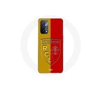 Coque Oppo A93 5g Rcl Lens Logo Fond Jaune Et Rouge