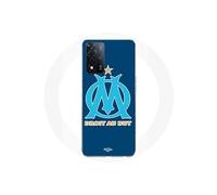 Coque Oppo A93s 5g Logo Om Olympique De Marseille Bleu Fond