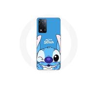 Coque Oppo A93s 5g Stitch Cute Ohana Stitch Bleu Front Bleu