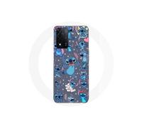 Coque Oppo A93s 5G stitch lilo famille blanc