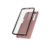 Coque Oppo Find X3 Neo Arrière Rigide et Avant Souple - rose champagne