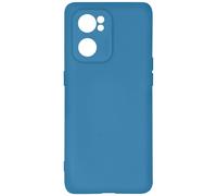 Coque Oppo Find X5 Lite Silicone Semi-rigide Finition Soft-touch Fine Bleu