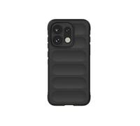 Avizar Coque pour Oppo Reno 16 / 16 Pro avec Relief 3D et Grip Antidérapant Noir