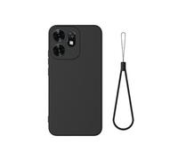 Coque Oppo Reno 16 Finition Mate Silicone Dragonne Noir