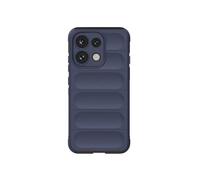 Coque Oppo Reno 16F / 16 FS Relief 3D Grip Antidérapant Bleu Nuit