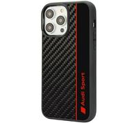 Etui Audi en fibre de carbone, noir - iPhone 14 Pro Max