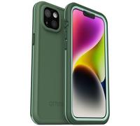 Coque OtterBox Fre Coque pour iPhone 14 Plus MagSafe, étanche (IP68), Résistant aux chocs, protection fine avec protecteur d'écran intégré, Vert