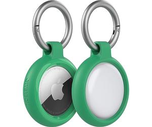 Coque OtterBox Sleek Series pour AirTag, Antichoc, Anti-Chute, Ultra-Mince, Robuste, Coque de Protection Mince pour Apple AirTags, Mousqueton Inclus, Vert