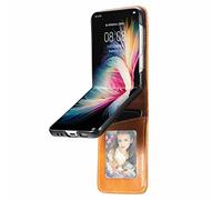 COQUE P50 Pocket, Multi-Fentes Mince de Protection pour Cadre Photo, Housse de téléphone Pliable pour Huawei P50 Pocket-Brown