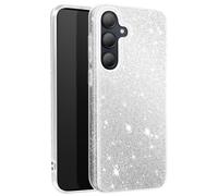 Avizar Coque Paillette pour Samsung Galaxy A35 Silicone Ultra fine Argent