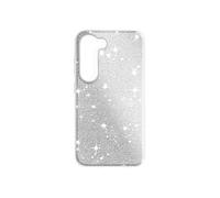 Coque Paillette pour Samsung Galaxy S23 Plus Semi-rigide Spark Case argent