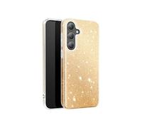 Coque Paillette pour Samsung Galaxy S24 et S25 Silicone Ultra fine Dorée
