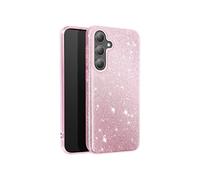 Avizar Coque Paillette pour Samsung Galaxy S24 et S25 Silicone Ultra fine Rose