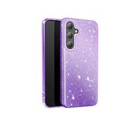 Avizar Coque Paillette pour Samsung Galaxy S24 et S25 Silicone Ultra fine Violet