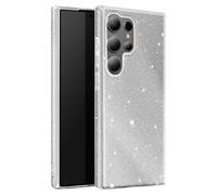 Coque Paillette pour Samsung Galaxy S24 Ultra Silicone Ultra fine Argent