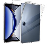 Coque Para Oppo Pad 3 + Verre Trempé, Weideworld Souple Tpu Silicone Air Cushion Protection Case Cover Pour Oppo Pad 3, Transparent