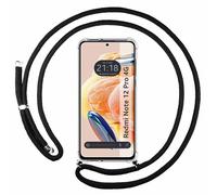 Coque Pendentif Transparent Compatible Avec Xiaomi Redmi Note 12 Pro 4G Boucle