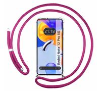 Coque Pendentif Transparent Compatible Avec Xiaomi Redmi Note 12 Pro 5G Boucle