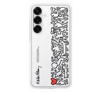 Samsung FlipSuit Coque pour Galaxy S25+, Keith Haring avec Technologie NFC Incluse, White
