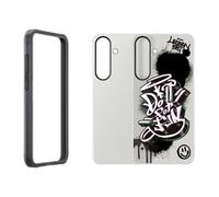 Samsung EF-JS936 Étui de Protection Robuste pour Galaxy S25+ avec Cartes au Design Graphite et Neutre Noir