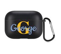 Coque Personnalisée 2 côtés pour Apple AirPods Pro 3rd (2025), Personnalisable Votre Propre Étui avec Votre nom et Votre Photo (Noir)