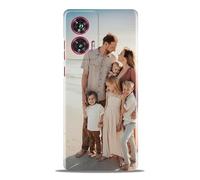 Coque personnalisée Compatible avec Motorola Edge 50 Fusion - Personnalisable avec Votre Propre Image & Photo - Coque Souple personnalisée avec Photo