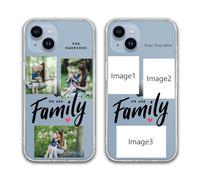 Coque personnalisée Grandkids avec photo pour iPhone 16 15 14 13 12 11 X XS XR Pro Max 8 7 6 - Cadeau personnalisé pour grands-parents multicolore