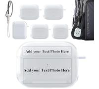 Coque personnalisée personnalisée personnalisée en TPU souple transparent avec n'importe quel nom, initiales, texte, personnalisable, personnalisable, personnalisable, personnalisable, personnalisable