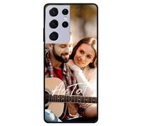 Coque personnalisée Photo pour Samsung Galaxy S21 Ultra 5G Personnalisable Étui Logo Votre Image Texte Personnalisable Créez Votre Propre Cover de Protection Custom Housse Cadeau en TPU Souple Case