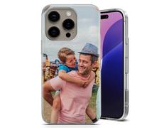 Coque Personnalisée pour iPhone 16e Durable et Qualité Supérieure TPU Silicone Étui | Conception Votre Idée avec Image Photo Logo Texte Nom - Mise Page Unique